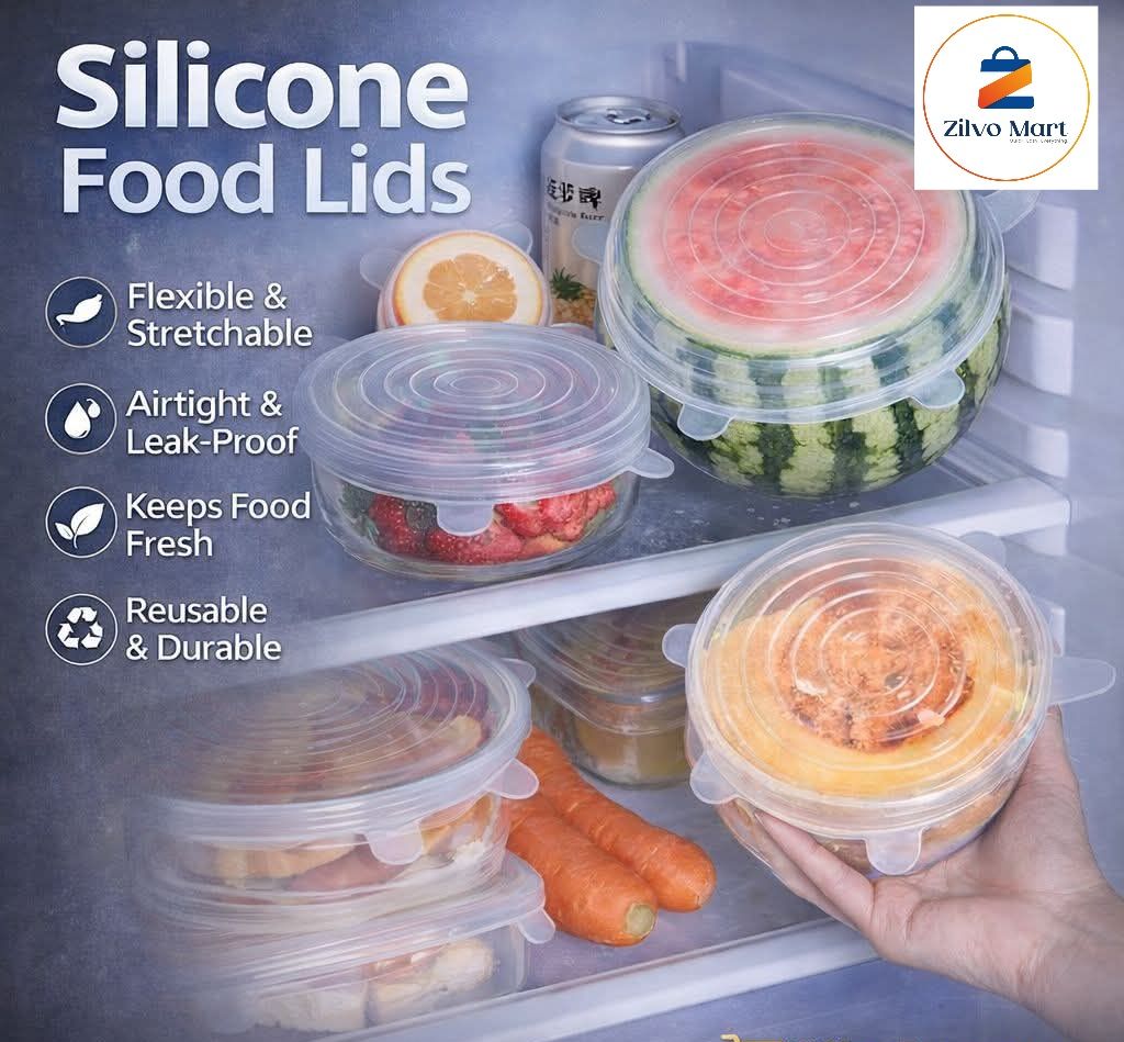 Silicon Food Lids set