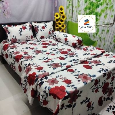 Bedsheet With Katha Set