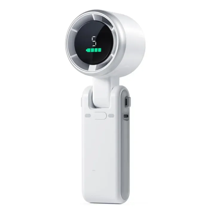 Portable Handheld Turbo Fan, 5 Gear Wind, Battery Operated