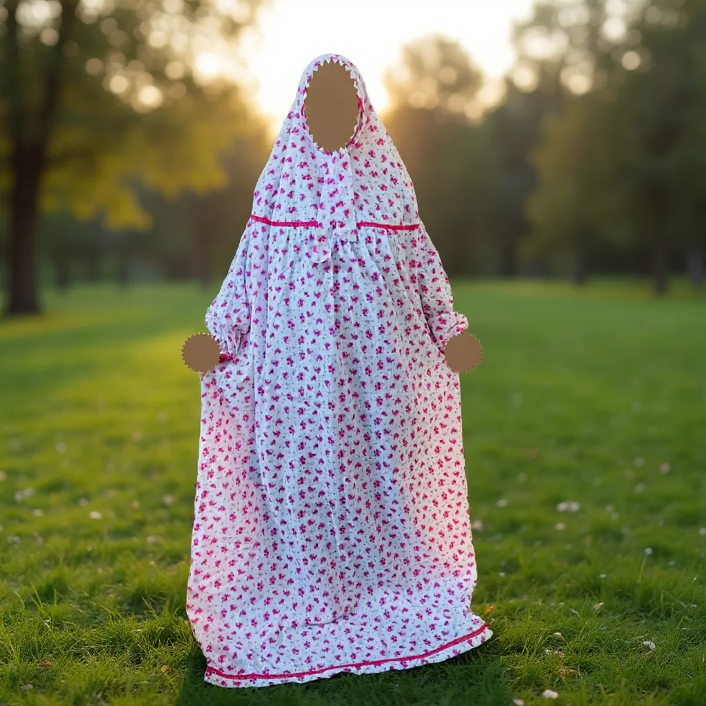 Full Long Nikabi Salat Hijab CF104