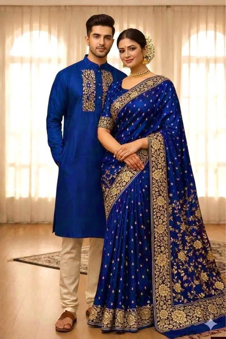 Sharee Panjabi Couple Dress