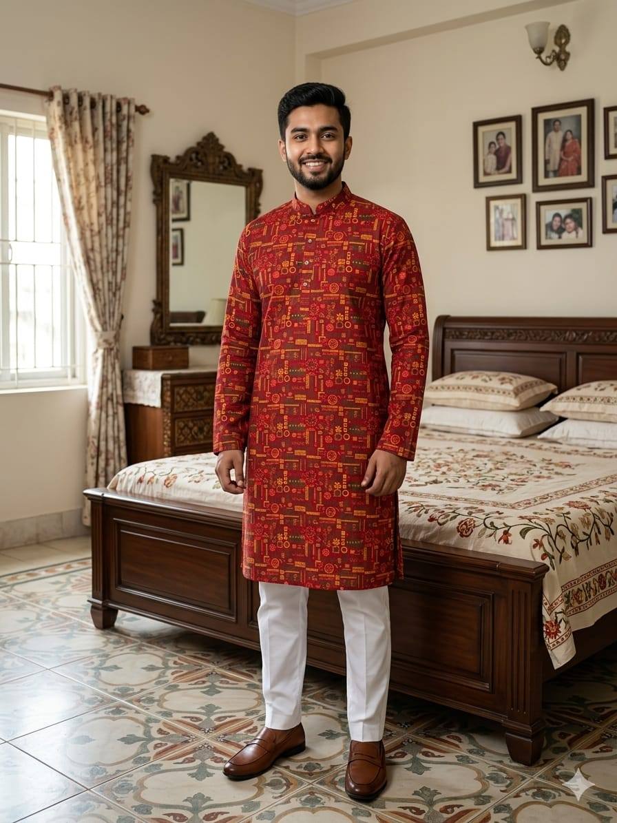 Skin Print Panjabi