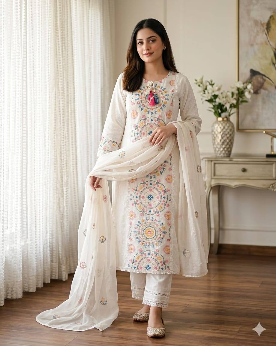 Eid Special Embroidery Three Piece 2
