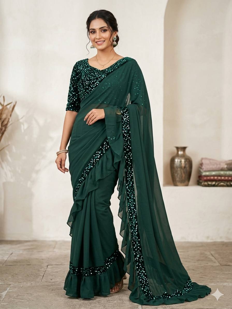 Readymade Sharee With Blouse Piece