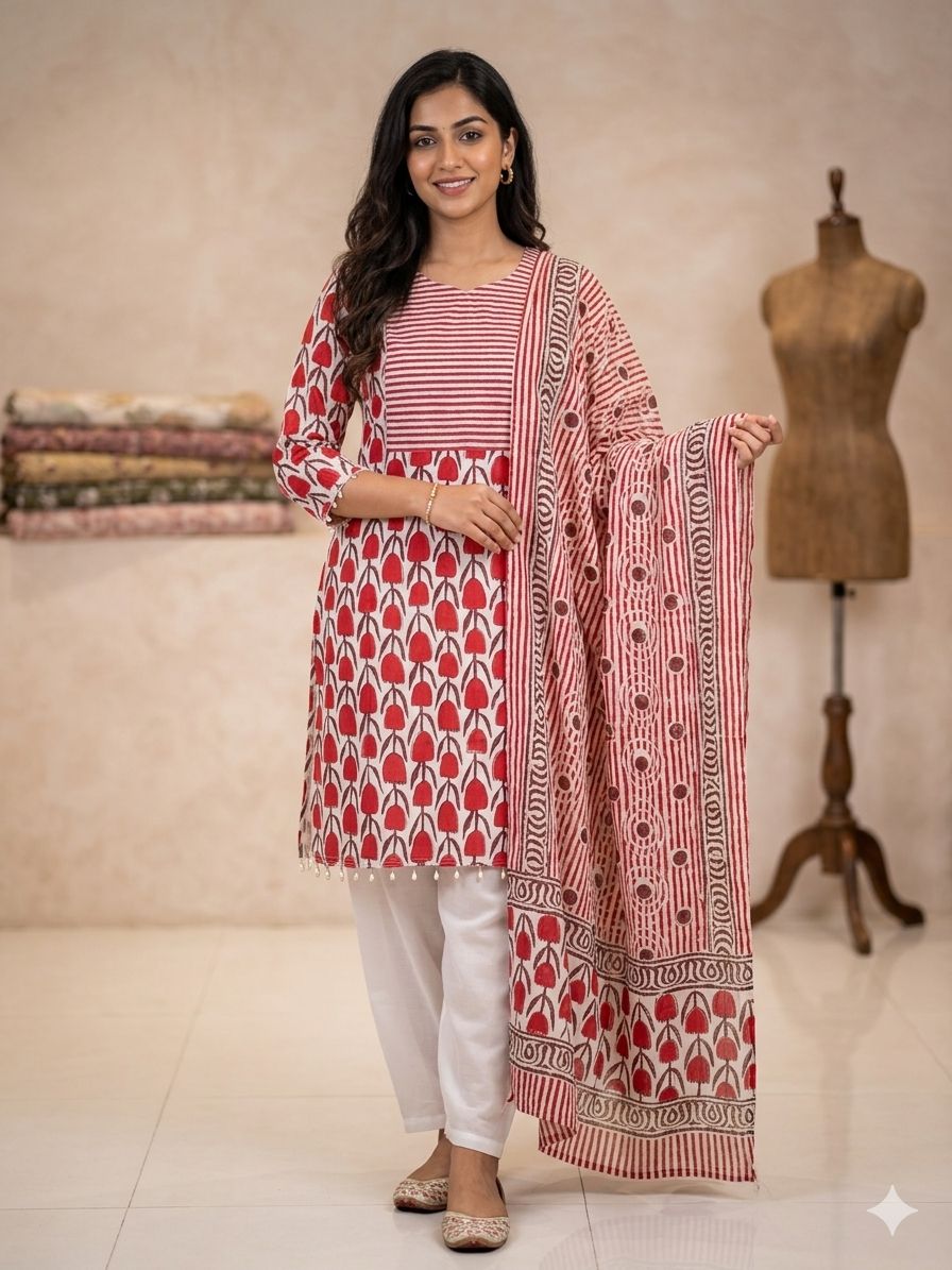 ReadyMade Printed Three Piece 002