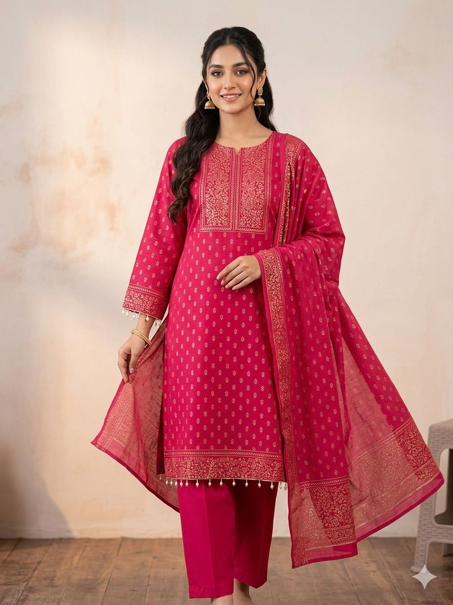 ReadyMade Printed Three Piece 004