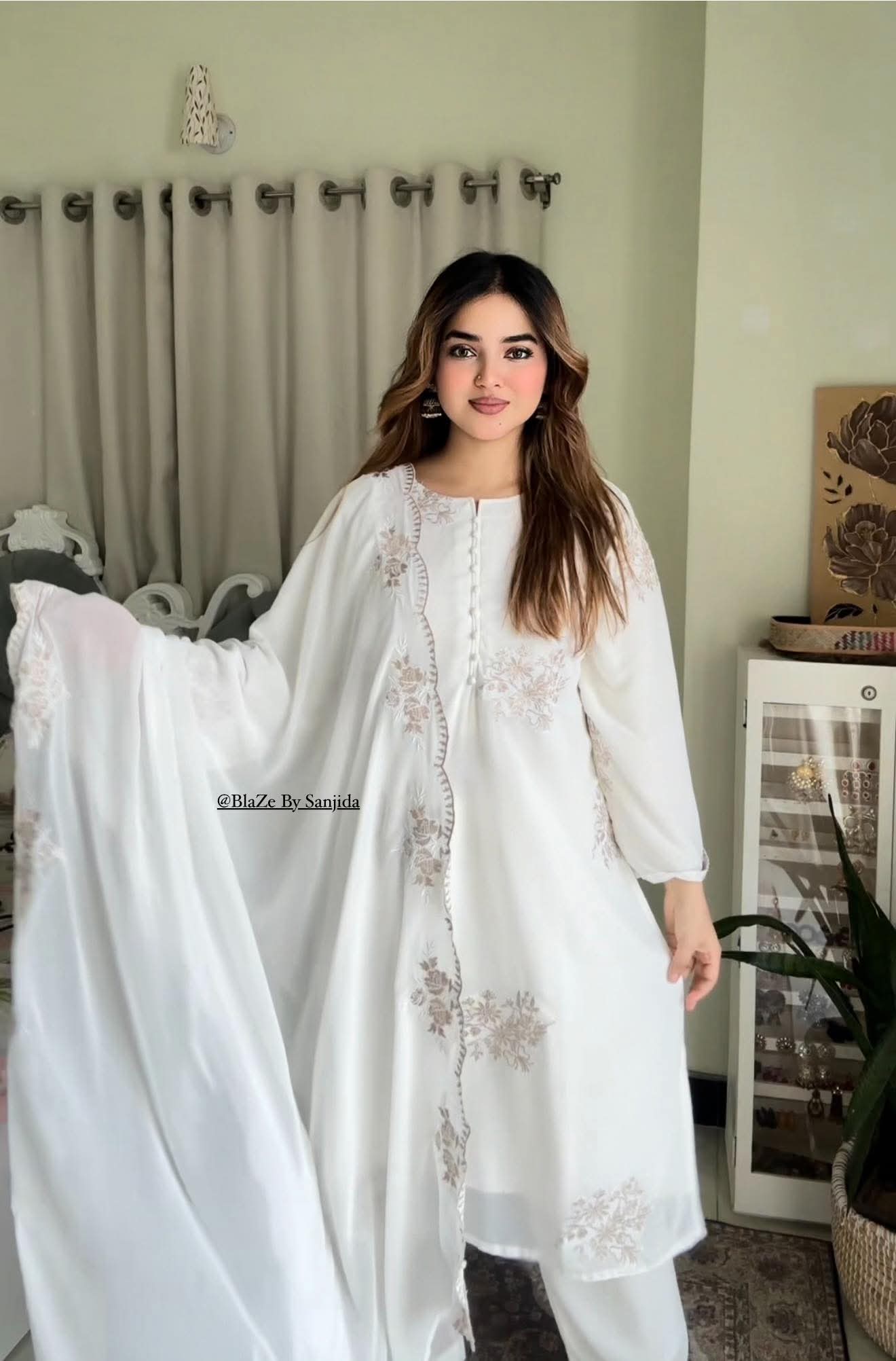 Premium Sada Bahar Cotton Three Piece